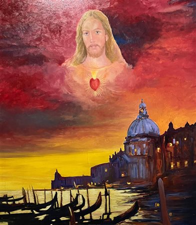 Gian Marco Montesano "La festa del Redentore" (Il cuore cattolico dell'arte) 1983