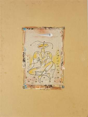 DE LEO MARIO Ruvo di Puglia (Ba) 1944 Senza titolo 2000 Mista su carta povera...