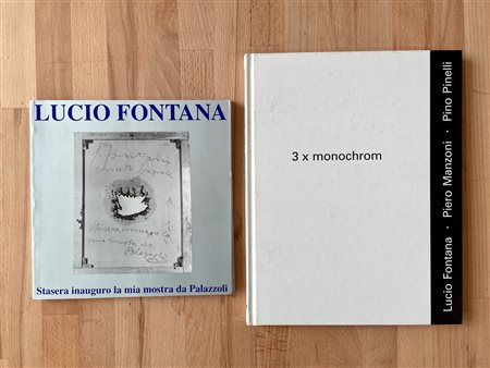 LUCIO FONTANA - Lotto unico di 2 cataloghi