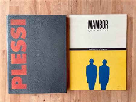 FABRIZIO PLESSI E RENATO MAMBOR - Lotto unico di 2 cataloghi