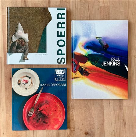 DANIEL SPOERRI E PAUL JENKINS - Lotto unico di 3 cataloghi