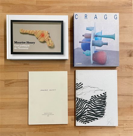 TONY CRAGG, LAWRENCE CARROLL E MAURICE HNERY - Lotto unico di 4 cataloghi