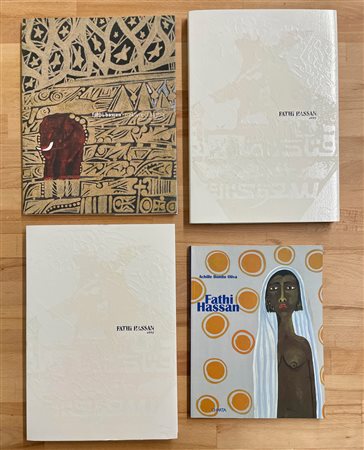 FATHI HASSAN - Lotto unico di 4 cataloghi, di cui uno autografato