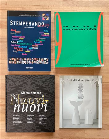 COLLETTIVE D'ARTE MODERNA E CONTEMPORANEA - Lotto unico di 4 cataloghi