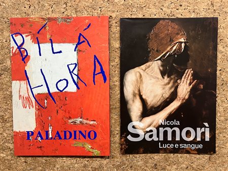 NICOLA SAMORÌ E MIMMO PALADINO - Lotto unico di 2 cataloghi