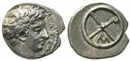 Gaul, Massalia (c. 410-380 BC), Obol; AR (0,80 g; 10 mm)