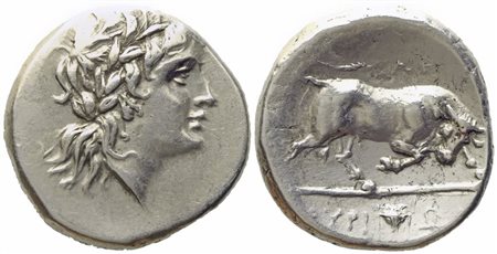 Lucania, Thourioi (c. 280-213 BC), Nomos; AR (6,41 g; 20,2 mm)