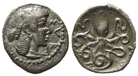 Sicily, Syracuse, Second Democracy (466-405 BC), Litra; AR (0,68 g; 11,3 mm)