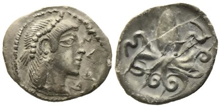 Sicily, Syracuse, Second Democracy (466-405 BC), Litra; AR (0,58 g; 13 mm)