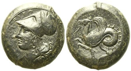 Sicily, Syracuse, Time of Dionysios I (406-367 BC), Litra; Æ (10,47 g; 20,2 mm)