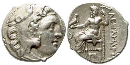Kings of Macedon, Antigonos I Monophthalmos (Strategos of Asia, 320-306/5 BC, or king, 306/5-301 BC), Drachm; AR (4,20 g; 16,8 mm)
