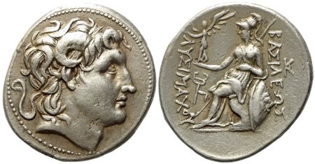 Kings of Thrace, Lysimachos (305-281 BC), Tetradrachm; AR (17,20 g; 31,2 mm)