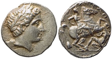 Kings of Paeonia, Patraos (c.ca 335-315 BC), Tetradrachm; AR (12,60 g; 25 mm)