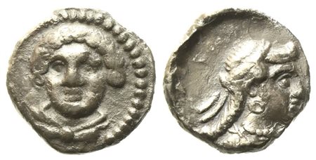 Cilicia, Tarsos, Time of Pharnabazos and Datames (c. 380-360 BC), Obol; AR (0,65 g; 8,9 mm)