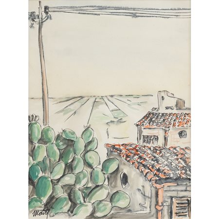 PIPPO MADÈ, Tecnica mista su carta