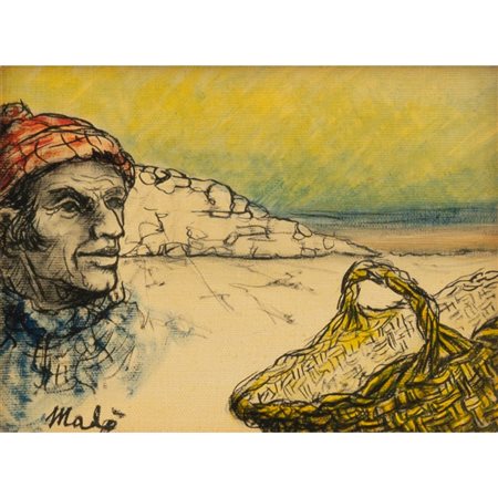 PIPPO MADÈ, Olio su cartone telato