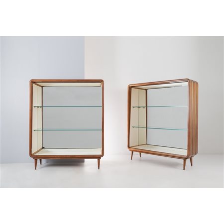 OSVALDO BORSANI (Attr.le), Coppia di vetrine