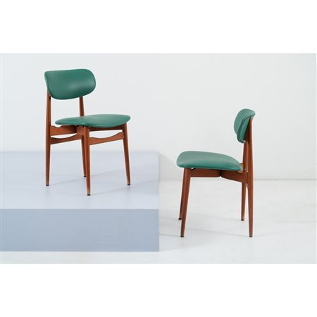 GIO PONTI, Coppia di sedie