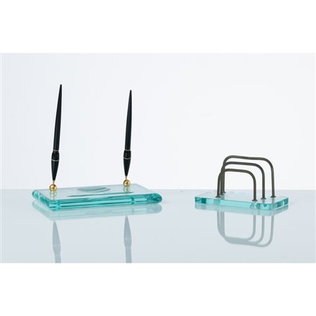 FONTANA ARTE (Attr.le), Set da scrivania