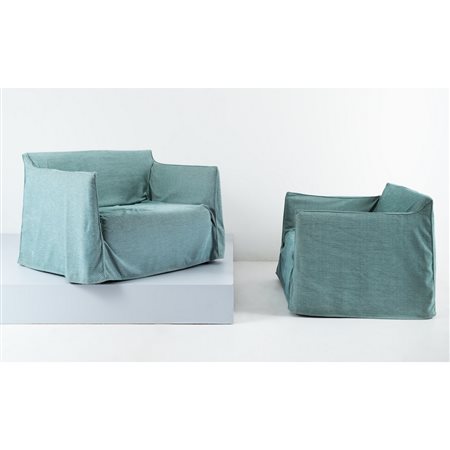 PAOLA NAVONE, Coppia di poltrone modello “Ghost”