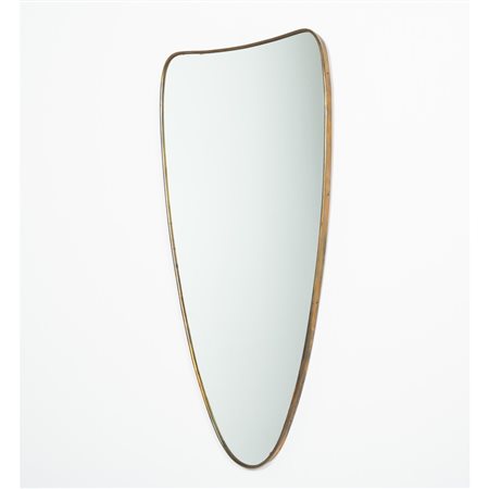 GIO PONTI (Attr.le), Specchio da parete a scudo