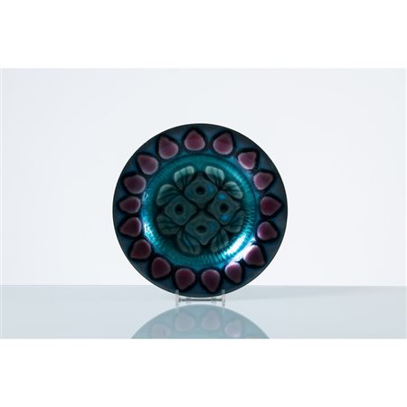 LAURANA, Piatto circolare in rame