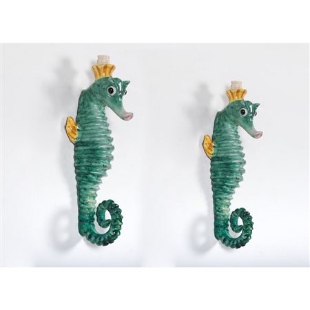 VINCENZO PINTO, Coppia di lampade da parete