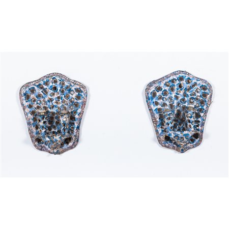 VIETRI (Attr.le), Coppia di lampade da parete