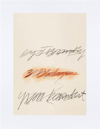 TWOMBLY CY Stati Uniti 1928 - Roma 2011 "Senza titolo"
