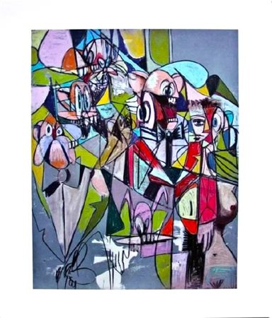 CONDO GEORGE Stati Uniti 1957 "Plate 5, Cascading Butlers"