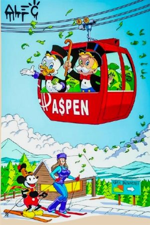 ALEC MONOPOLY - ANDON ALEC New York 1986 "Aspen snow day"