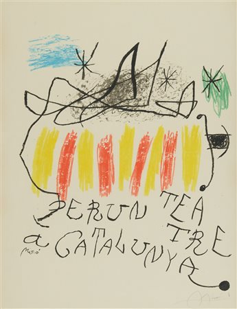 Joan Mirò, Por un teatre a Catalunya 1973