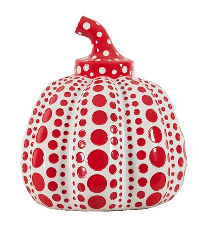 Yayoi Kusama, Pumpkin red and white 