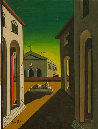 Giorgio De Chirico, Piazza d'Italia Prima metà anni '50