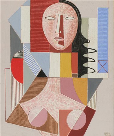 Mario Tozzi, Composizione con busto femminile 1977