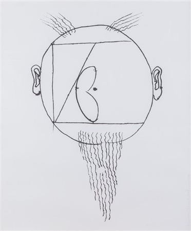 Francesco Clemente&nbsp;(Naples 1952) Autoritratto (Self Portrait), 1978,...