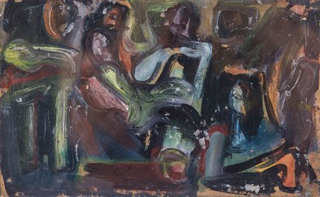 Emilio Vedova&nbsp;(Venice 1919 &ndash; Venice&nbsp;2006) Interno e figure...