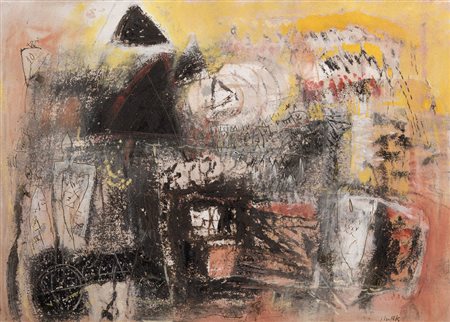 Medath&nbsp;Schafik&nbsp;(Egypt 1956) Senza titolo (Untitled), mixed media on...