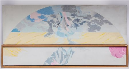 Umberto&nbsp;Buscioni, (Bonelle 1931) Deposizione (Deposition), 1980, oil on...