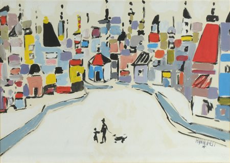 Sante Monachesi, (Macerata 1910 &ndash; Rome 1991) Attributed to, oil on...