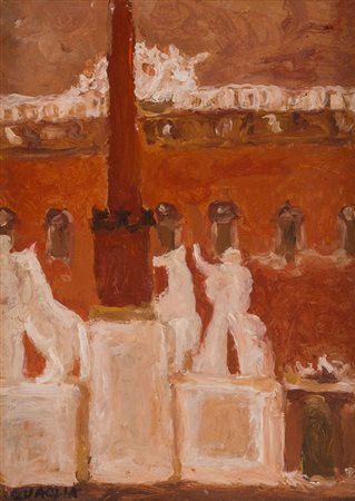 Carlo Quaglia&nbsp;( Terni 1903 &ndash; Rome 1970 ) I&nbsp;Dioscuri&nbsp;al...