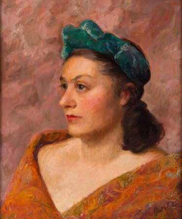 Nino&nbsp;Bertoletti&nbsp; Rome 1889 - Rome 1971) Ritratto (Portrait), 1948,...