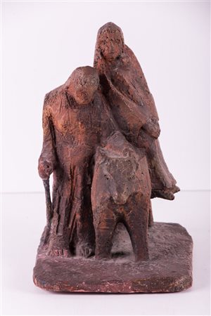 Arturo Martini&nbsp;( Treviso 1889 &ndash; Milan 1947 ) Fuga in Egitto&nbsp;(...