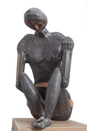 Bruno Coccoli&nbsp;(Salerno 1935) Lucy, 2003,&nbsp;wood and lead...