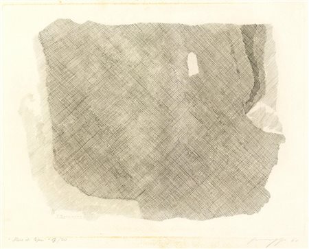 Giovanni Korompay (Venezia 1904 – Rovereto 1988), “Mare di Capri”, 1960.