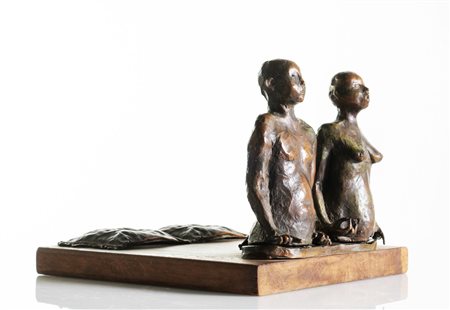 Anonimo del XIX-XX secolo, “Lui e lei”.