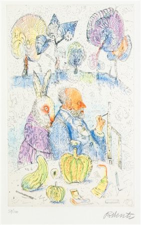 Antonio Possenti (Lucca 1933 - 2016), “Senza titolo” da “Tre favole”.