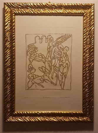 Remo Brindisi (Roma 1918 - Lido di Spina 1996). Il lazzaretto.