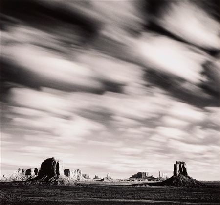 Michael Kenna (1953)  - Morning clouds, Monument Valley, Utah, U.S.A., 2005