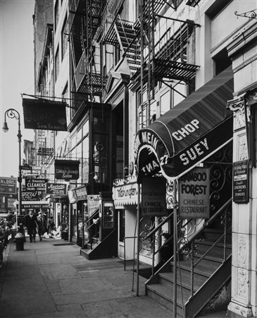 Berenice Abbott (1898-1991)  - West 8th Street, New York, 1947